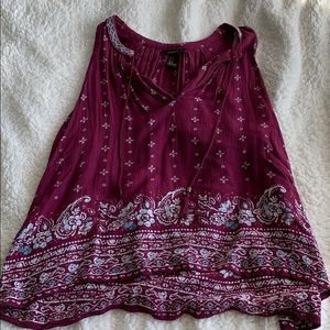 Pink/purple tank top